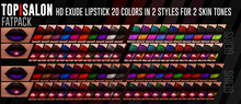 TOP1SALON - HD EXUDE LIPSTICK (Genus) FATPACK