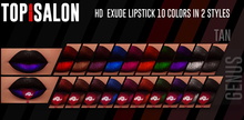 TOP1SALON - HD EXUDE LIPSTICK (Genus) TAN BASIC