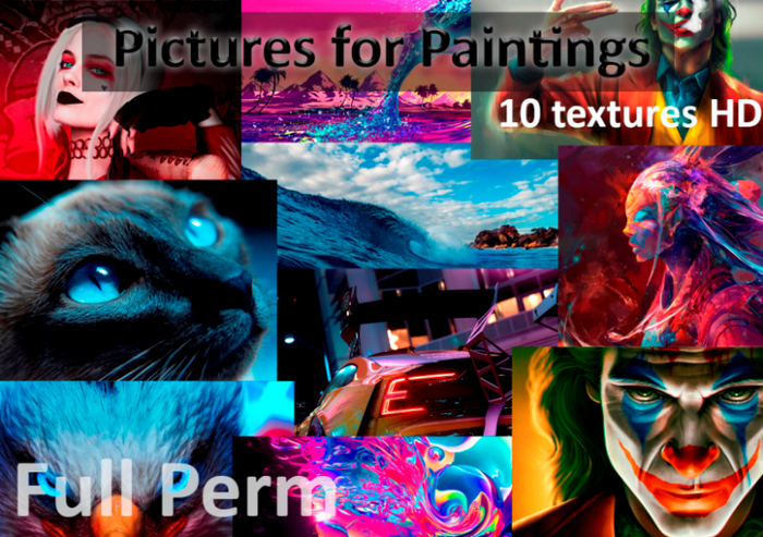 Pictures for paintings