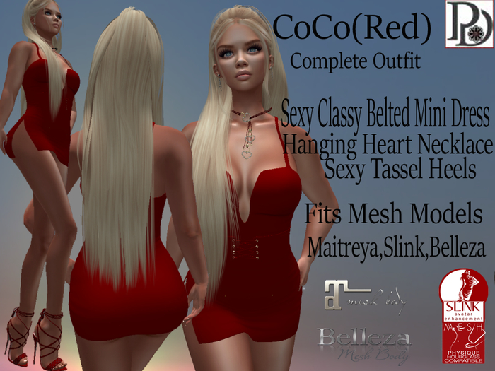 !PD-Coco Outfit Red