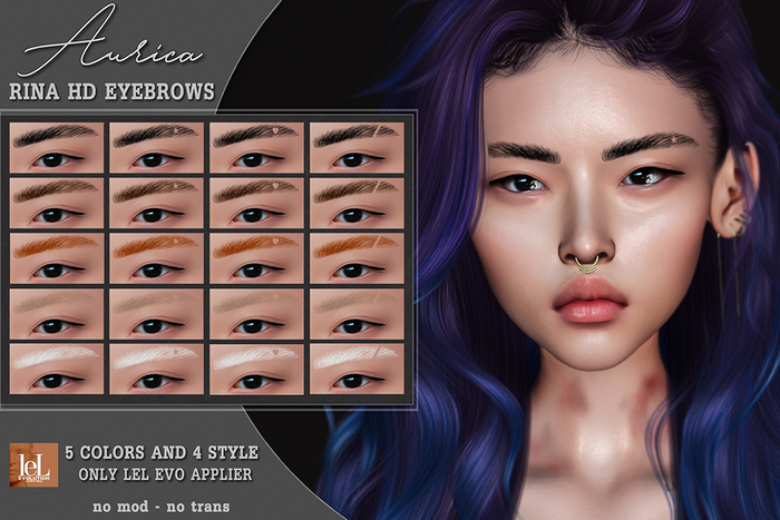 #AURICA Rina Eyebrows /ADD ME/