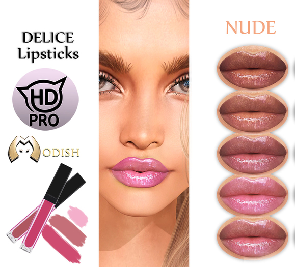 ::Modish:: Delice [Nude] Catwa Lipstick Set
