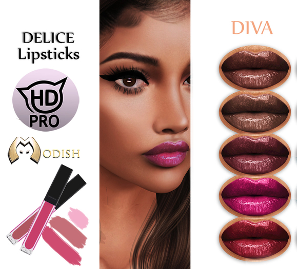 ::Modish:: Delice [Diva] Catwa Lipstick Set