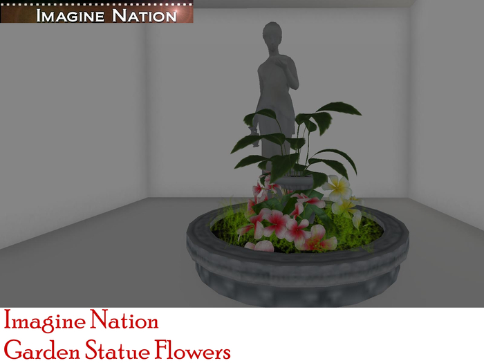 Garden Statue-Flowers