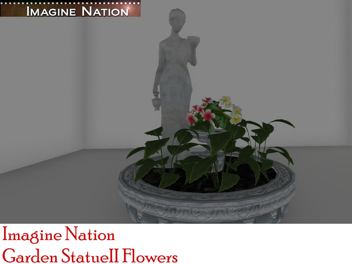 Garden Statue II-Flowers