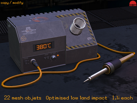 Second Life Marketplace - Electronics Tool Set - REDSUN