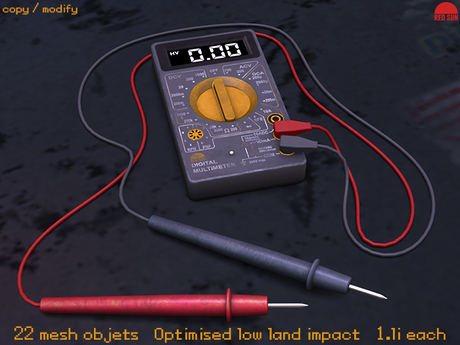 Second Life Marketplace - Electronics Tool Set - REDSUN