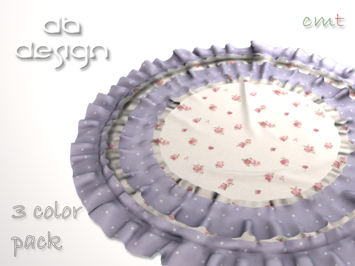 ::db:: Ruffled Round Rug three pack II (add)