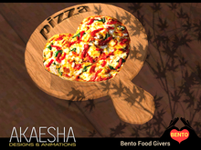[Akaesha Catering] Heart Pizza on Board Bento Food Giver - Valentines Day Special!