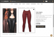 .miss chelsea. Tess Pants Red