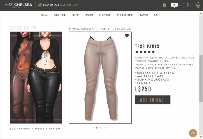 .miss chelsea. Tess Pants Nude