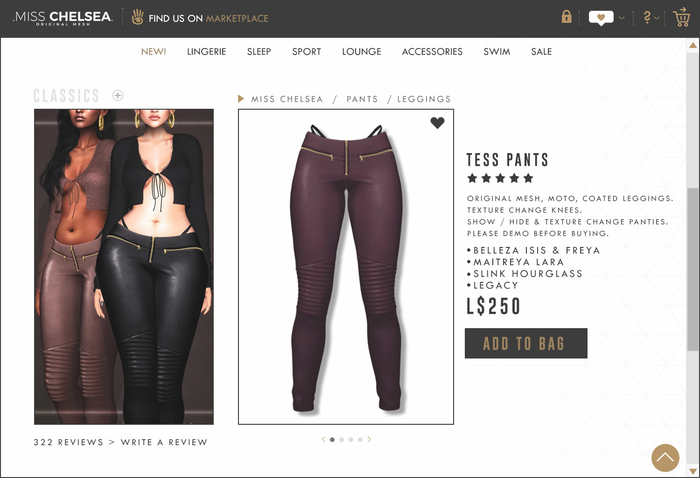 .miss chelsea. Tess Pants Byzantium