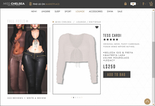 .miss chelsea. Tess Cardi White