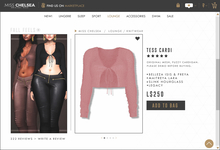 .miss chelsea. Tess Cardi Pink