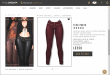 .miss chelsea. Tess Pants Wine