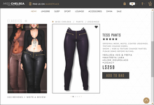 .miss chelsea. Tess Pants Purple