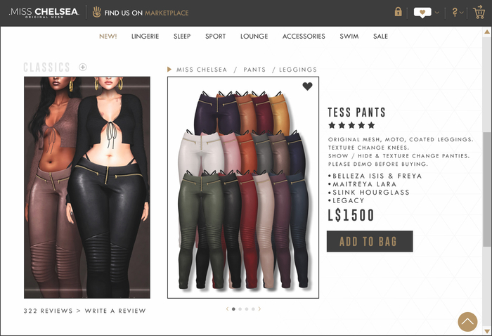 .miss chelsea. Tess Pants Fatpack