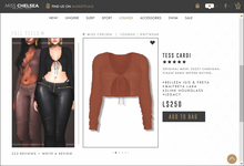 .miss chelsea. Tess Cardi Tan