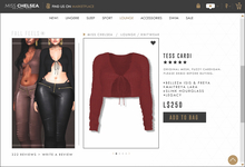 .miss chelsea. Tess Cardi Red