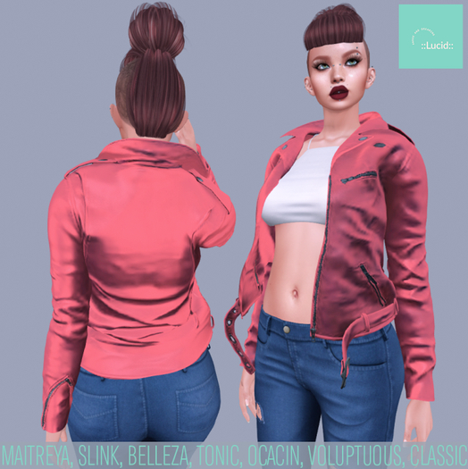 ::Lucid:: Leather Jacket - Siesta