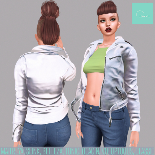 ::Lucid:: Leather Jacket - Pure