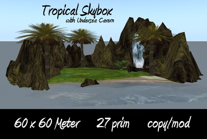 60x60 Mermaid Island Skybox