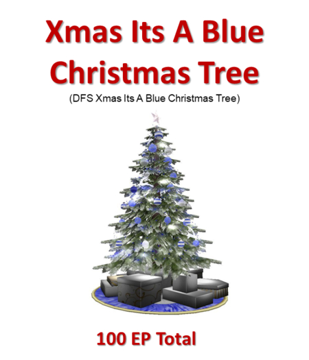 DFS Xmas Its A Blue Christmas Tree (Texture)