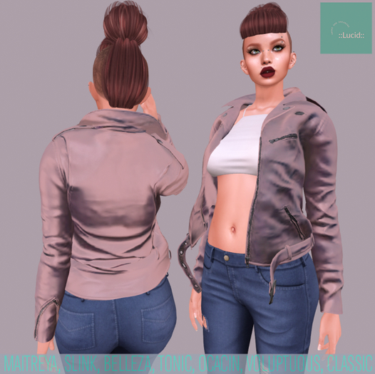 ::Lucid:: Leather Jacket - Dawn