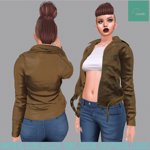 ::Lucid:: Leather Jacket - Camel