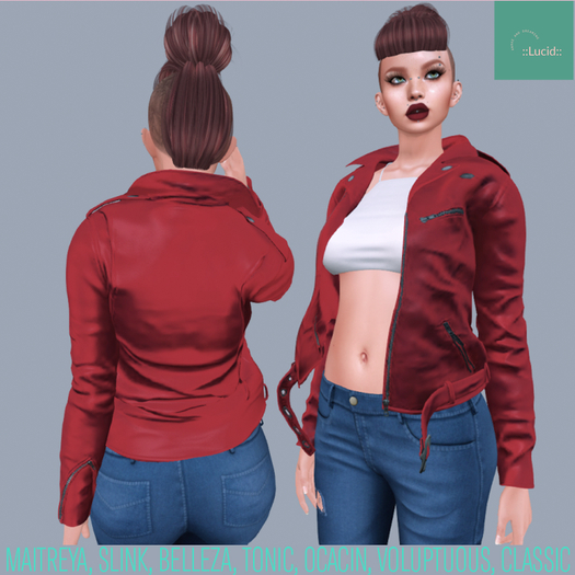 ::Lucid:: Leather Jacket - Bleeding Heart