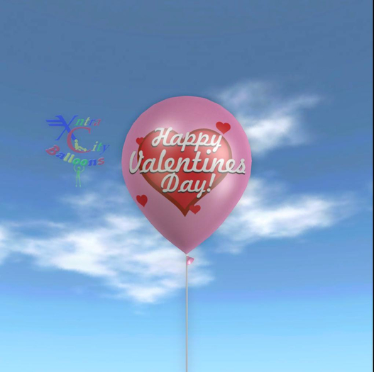 Latex Balloon - Happy Valentines Day