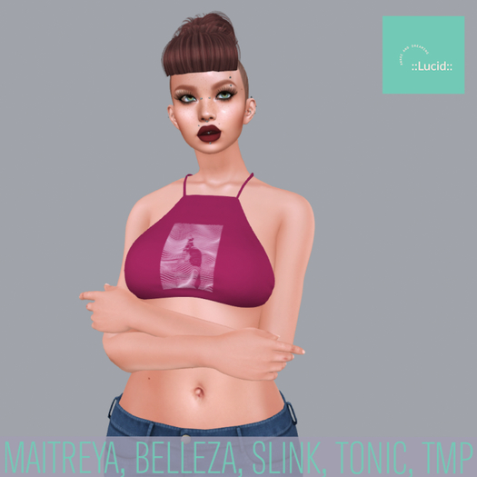 ::Lucid:: Crop Top - Striped