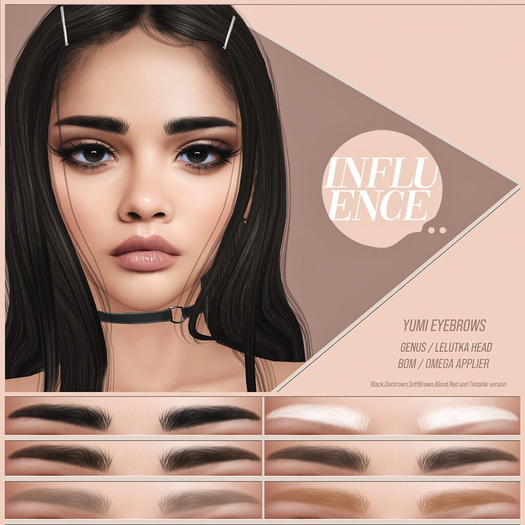 -INFLUENCE- Yumi Eyebrows / FATPACK