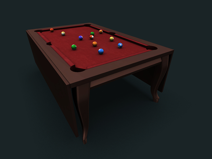 -David Heather-Classic Pooltable RARE