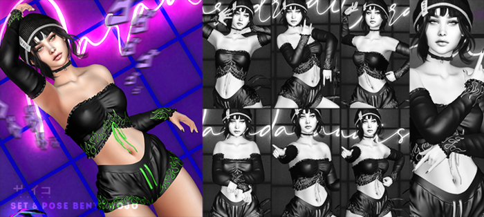 PSYCHO - Set of 8 bento poses - Jojo's