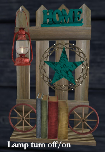 AA Country Rustic Home Wall Book Shelf