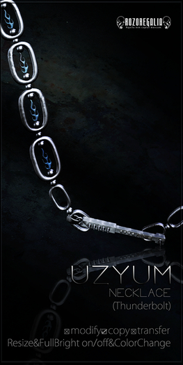 ROZOREGALIA_UZYUM*NECKLACE(Thunderbolt))(Men)