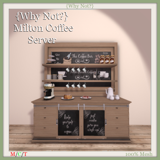 {Why Not?} Milton Coffee Server-Boxed
