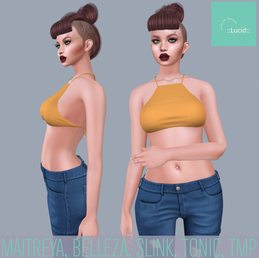 ::Lucid:: Crop Top - Marigold