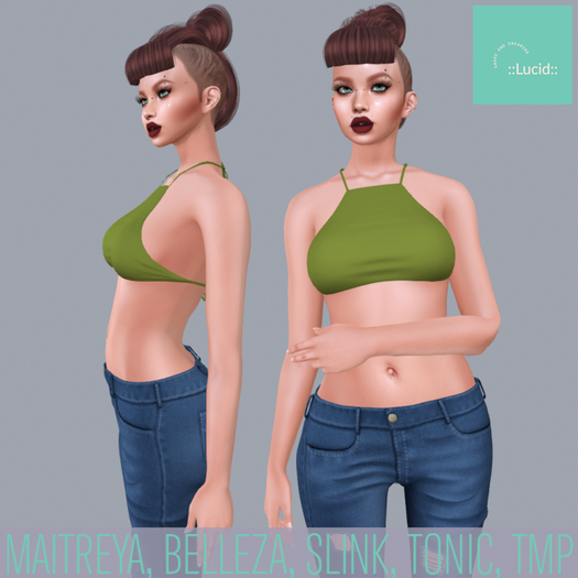 ::Lucid:: Crop Top - Go Army