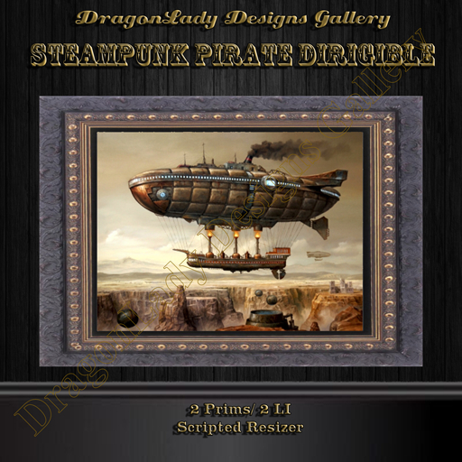 Steampunk Pirate Dirigible