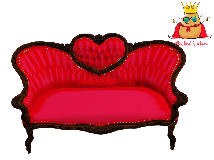 Meshed Potato - Valentine's Day Love Seat - Full Perm Mesh