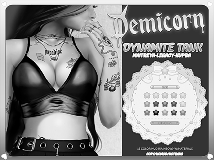 {Demicorn} Dynamite Tank - DEMO