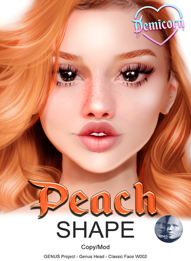 {Demicorn} Peaches Shape - (Genus)