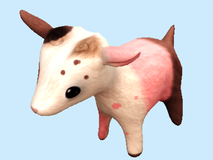 +H-Dr+ Itty-Bitty Pygmy Goat - Neopolitan (Rez)