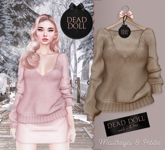 DEAD DOLL - Ruth Sweater - Sand