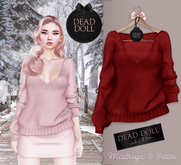 DEAD DOLL - Ruth Sweater - Red