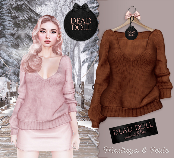 DEAD DOLL - Ruth Sweater - Pumpkin