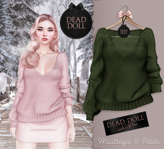 DEAD DOLL - Ruth Sweater - Green