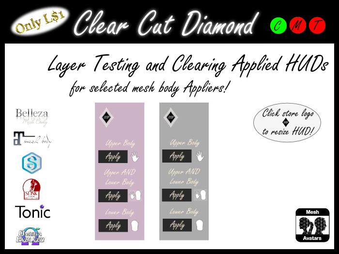 Testing and Clearing applier HUDs (by CCD)